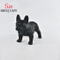 Tirelire en céramique en forme de chien créatif pour enfants, noir