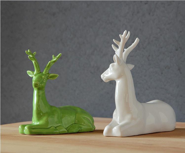 D&eacute;coration de salon cr&eacute;ative d'artisanat en c&eacute;ramique simple d&eacute;cor moderne de cabinet