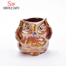 5 Pot de fleurs animal en porcelaine de jardinière en porcelaine de dessin animé en céramique de conception / C