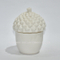 Pot en forme d'ananas en céramique blanche créative