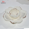 Bougeoir en céramique de bougeoir en forme de fleur de lotus de couleur plus