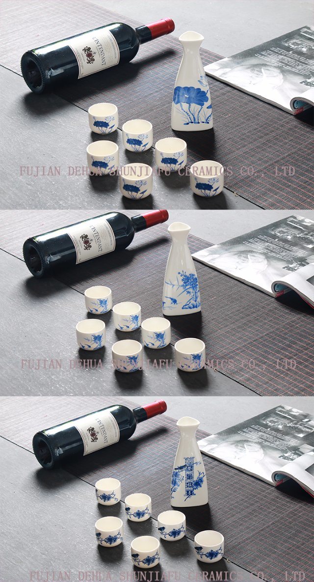 Triangle Wine Ensemble, Ustensiles en c&eacute;ramique Coupe du vin, vin &agrave; boire du vin