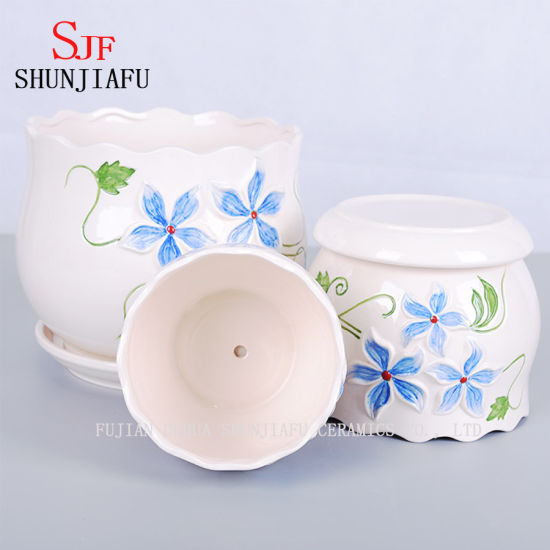 Pot de fleurs en céramique élégant et silencieux