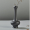Articles d'ameublement d'ornement de ménage de vase noir en céramique