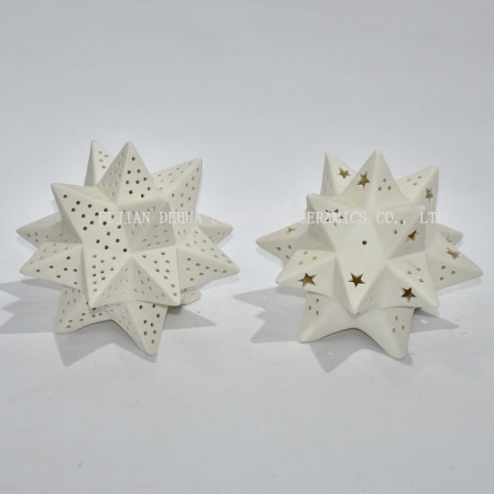 Bougeoir en céramique multifonction, décoration de la maison / cadeau de Noël.