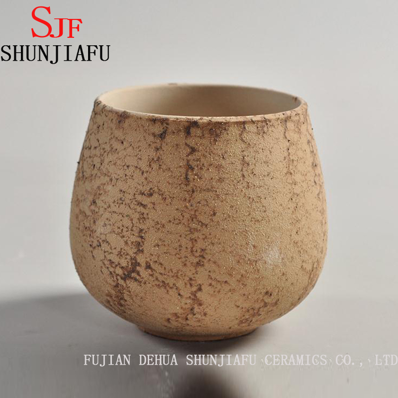 Macaron en c&eacute;ramique couleur plante charnue petits pots pot de fleurs