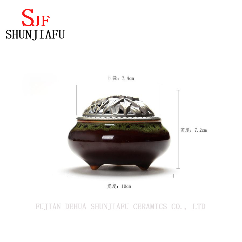 Br&ucirc;leur d'encens en c&eacute;ramique Fambe pour la d&eacute;coration int&eacute;rieure