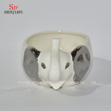 Porte-savon / assiette en céramique en forme d'éléphant