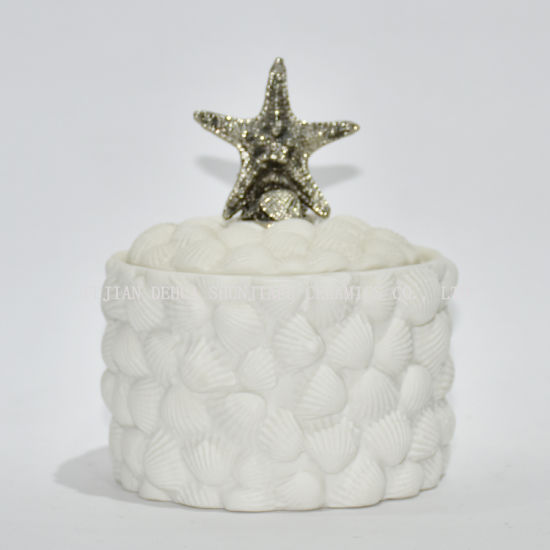 Ensemble d'accessoires de salle de bain en céramique blanche