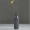 Vase noir en céramique de forme spéciale de personnalité de la mode moderne