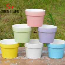 Macaron coloré petit planteur succulent pot de fleurs en céramique décoration de la maison