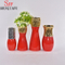 Petit vase à fleurs en céramique de style Morden pour la décoration intérieure (rouge)