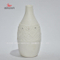 Haut de gamme et atmosphère, vase blanc avec cristal artificiel