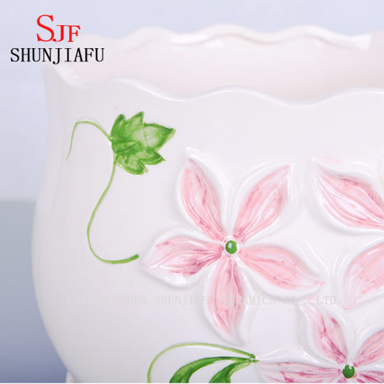 Pot de fleurs en céramique élégant et silencieux