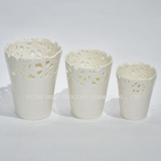 3 / Style, petit vase en céramique de décoration de maison de vase de fleur de mode de taille petits vases en céramique