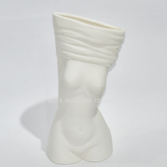 Originalité / gracieux / vase en céramique d'art corporel / pot de fleurs