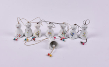 Belles cloches à vent en céramique de carillons de jardin de poupées ensoleillées japonaises