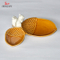 Pommes de pin doubles créatives et assiette d'assaisonnement en céramique pour oiseaux mignons / B