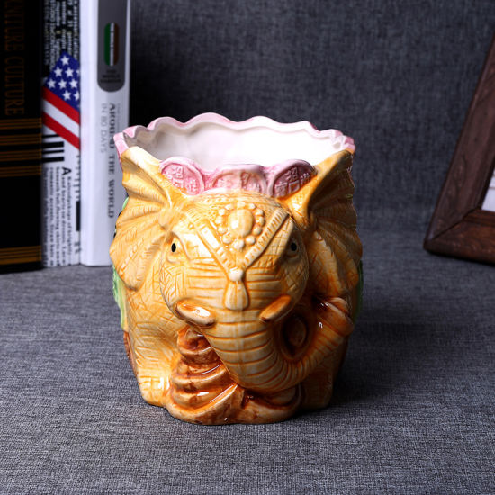 2017 mignon éléphant pot de fleurs plantes succulentes pot de fleurs planteur intérieur extérieur