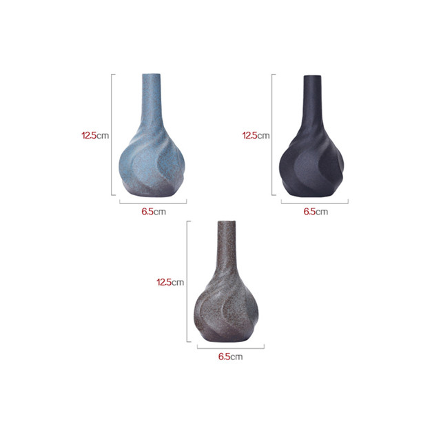 Fourniture de mariage vente chaude décor à la maison vitré décoration moderne vase à fleurs en céramique