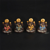 Gueues de style assis ganesha brûleur encens en céramique brûleur de brûleur 