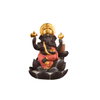 Gueues de style assis ganesha brûleur encens en céramique brûleur de brûleur 