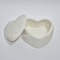 Céramique blanche de conception décorative de coeur / porte-bijoux supérieur de commode