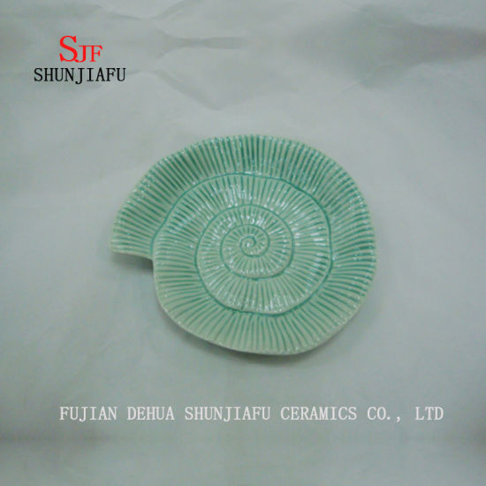 Plats à poisson en céramique Assiettes à dîner polyvalentes - Série Ocean