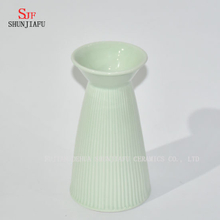 Vase en céramique verte, maison de décoration, bureau / hôtel