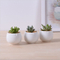 Pot de fleurs combiné triangle en céramique de bureau