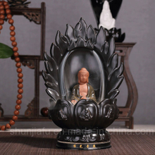 Shunjiafu Back Like Smoke Encens Céramique Bouddhiste Master Encens Brûleur