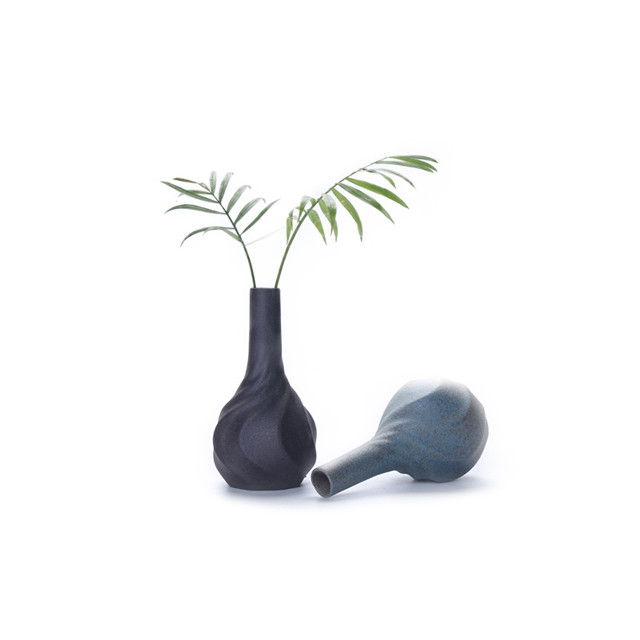 Fourniture de mariage vente chaude décor à la maison vitré décoration moderne vase à fleurs en céramique