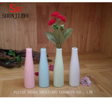 Vase en céramique de décoration de ménage de style simple / vase à fleur