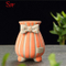 Pot de fleurs peint à la main créatif simple en céramique.