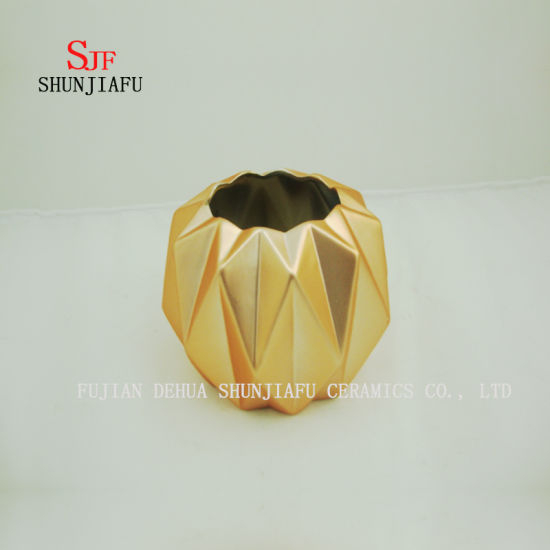 Vases en céramique de galvanoplastie pour la décoration de la maison