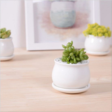 Pot de fleur blanc direct d'usine avec différentes tailles