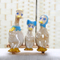 Figurines de canard émaillées en céramique dodues Family Originality (bleu)