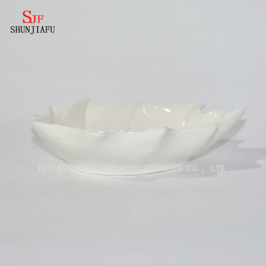 Plats en céramique d'assaisonnement blanc multifonctionnel