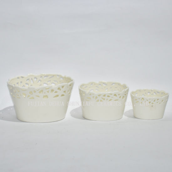 3 / Style, petit vase en céramique de décoration de maison de vase de fleur de mode de taille petits vases en céramique