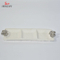 Plat en porcelaine blanche trois petites soucoupes tartan pour apéritif, dessert, salade, collation, sushi, fruits, pain
