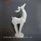 Céramique blanche décoration animaux Figurine Milu cerfs sculptures en porcelaine rennes artisanat noël