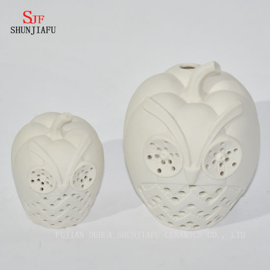 Bougeoirs en céramique en forme de citrouille Halloween / Noël