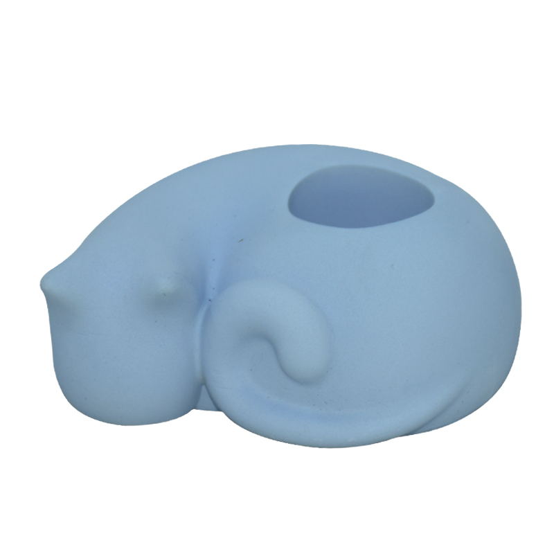 Porte-brosse à dents en diatomite Blau Kitten Style Design