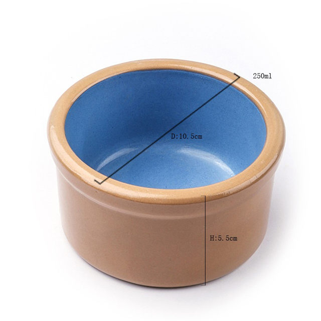 Bol en céramique de haute qualité pour animaux de compagnie Cat Dog Bol à double usage pour chien et chat