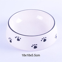 Lola Exclusive Use White Ceramic Pet Feeder Bol pour chien en céramique