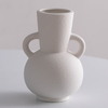 Vase en céramique minimaliste moderne - Vase de fleurs de style scandinave pour le salon