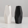 Vase de sol en porcelaine minimaliste moderne - Couleurs multiples, noir vitré, blanc, etc. Finition pour décor de bureau à domicile contemporain