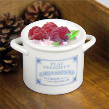 Double oreille poignée tasse en céramique blanche Dessert bols de crème glacée en céramique tasse de crème glacée en céramique