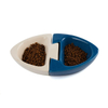 Bassin de nourriture pour animaux de compagnie deux en un bassin de nourriture pour chien détachable bassin de nourriture pour chat en céramique