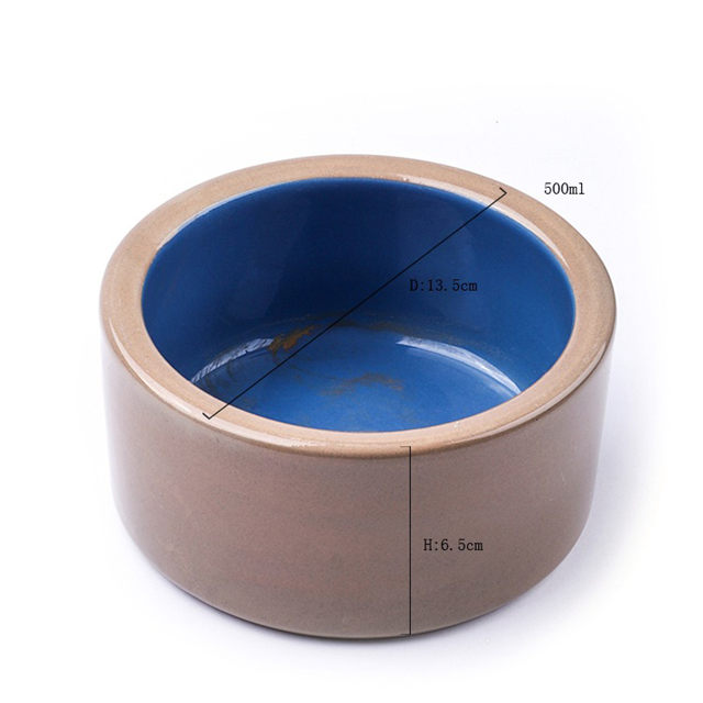 Bol en céramique de haute qualité pour animaux de compagnie Cat Dog Bol à double usage pour chien et chat